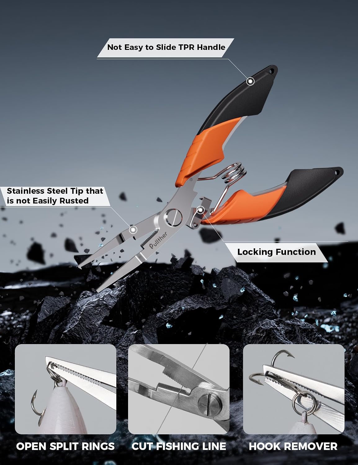Fishing Tool Kit,Fishing Gear for Fly Fishing, Ice Fishing
