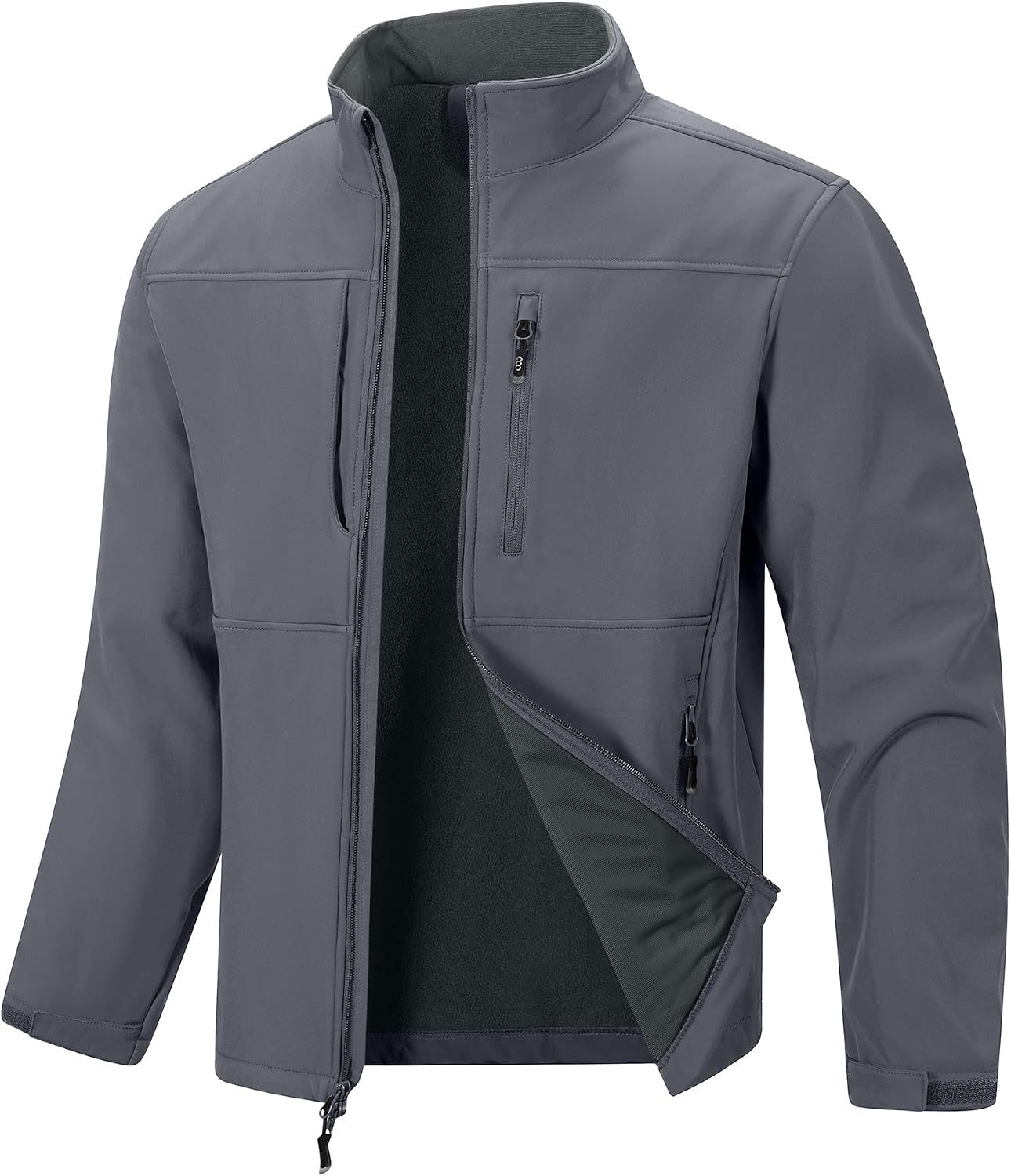 33,000ft Men's Lightweight Softshell Jacket Fleece Waterproof Windbreaker