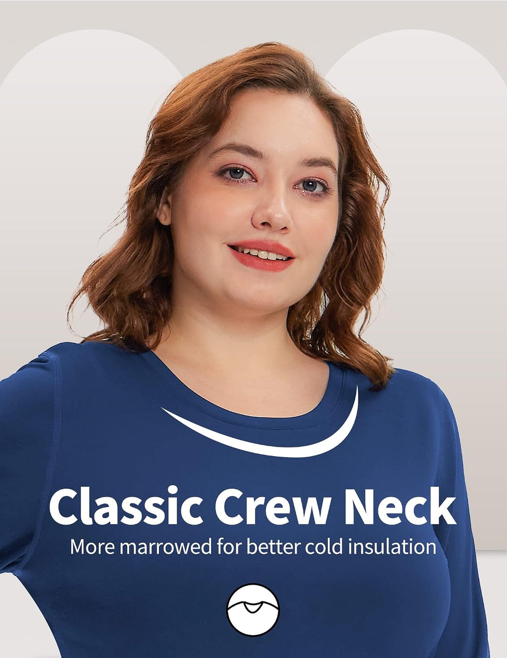 COOTRY Plus Size Thermal Underwear for Women Long Johns Top and Bottom Sets