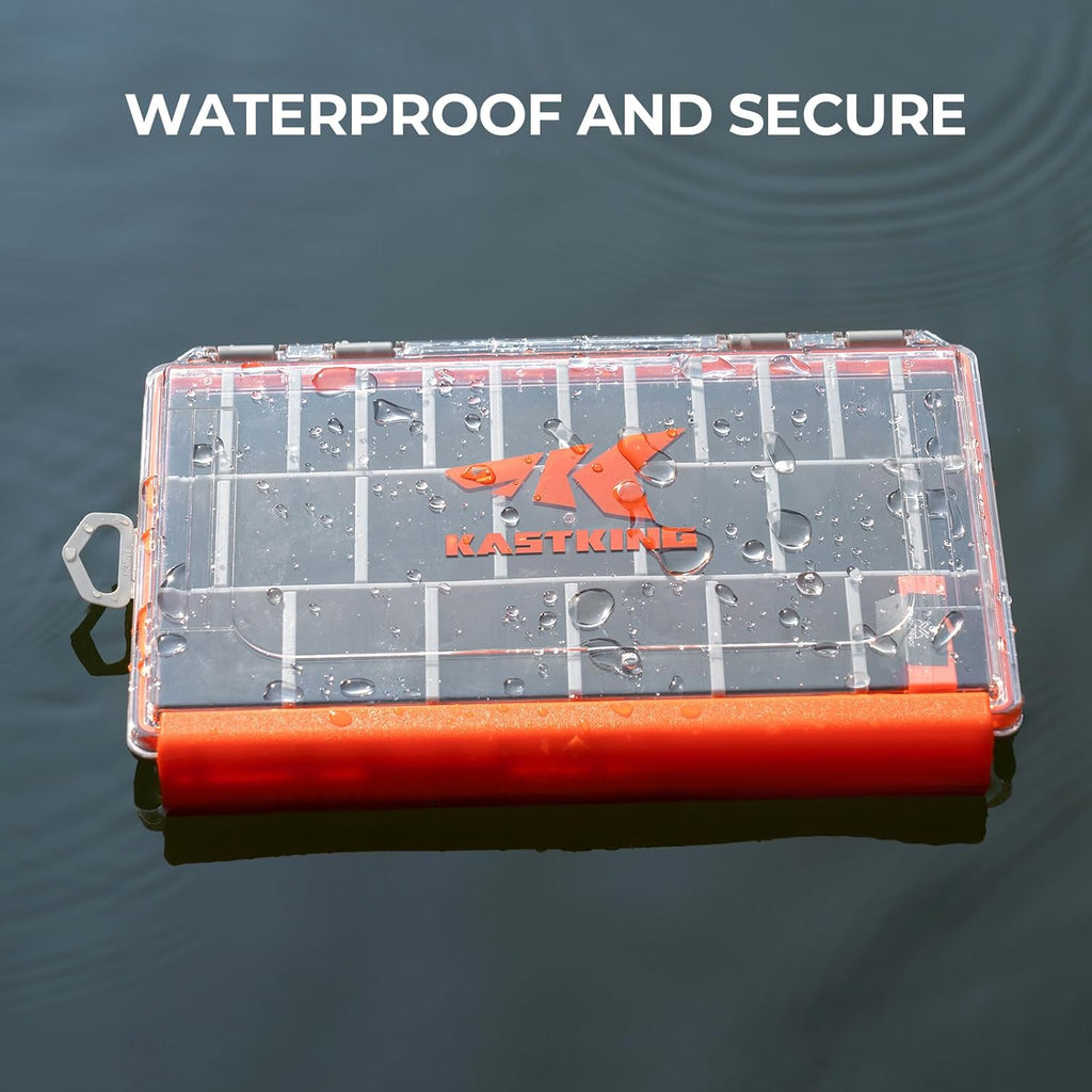 KastKing HyperSeal Waterproof Tackle Box, 3600 Tackle Trays
