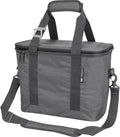 CleverMade Tahoe Collapsible Cooler, Medium Insulated Bag, Gray