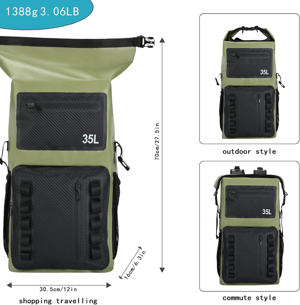 Waterproof Roll Top Dry Bag,Floating Heavy Duty Hiking Backpack,wet bags