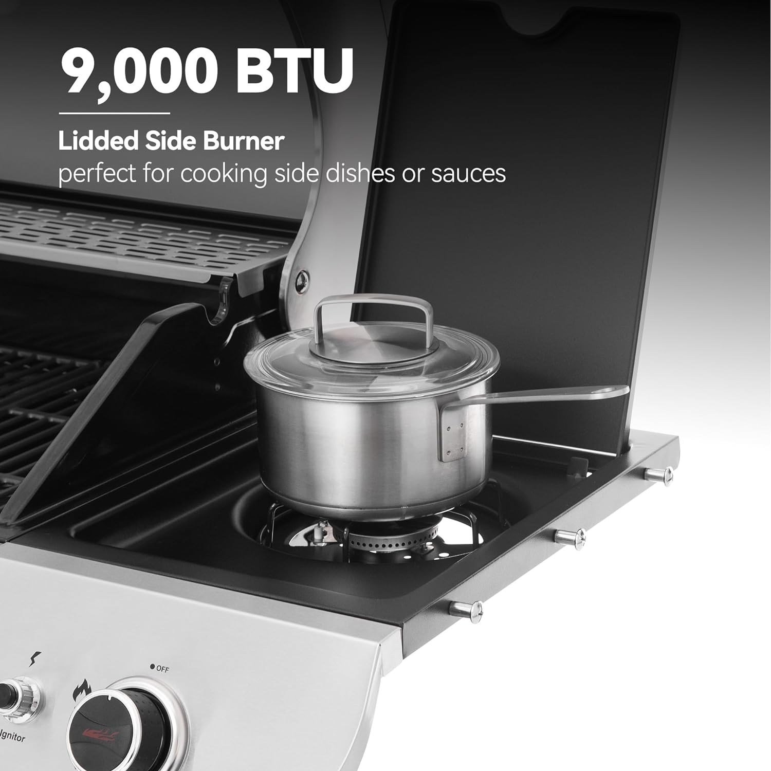 SG6002RC 6-Burner Gas Grill with Sear Burner Silver
