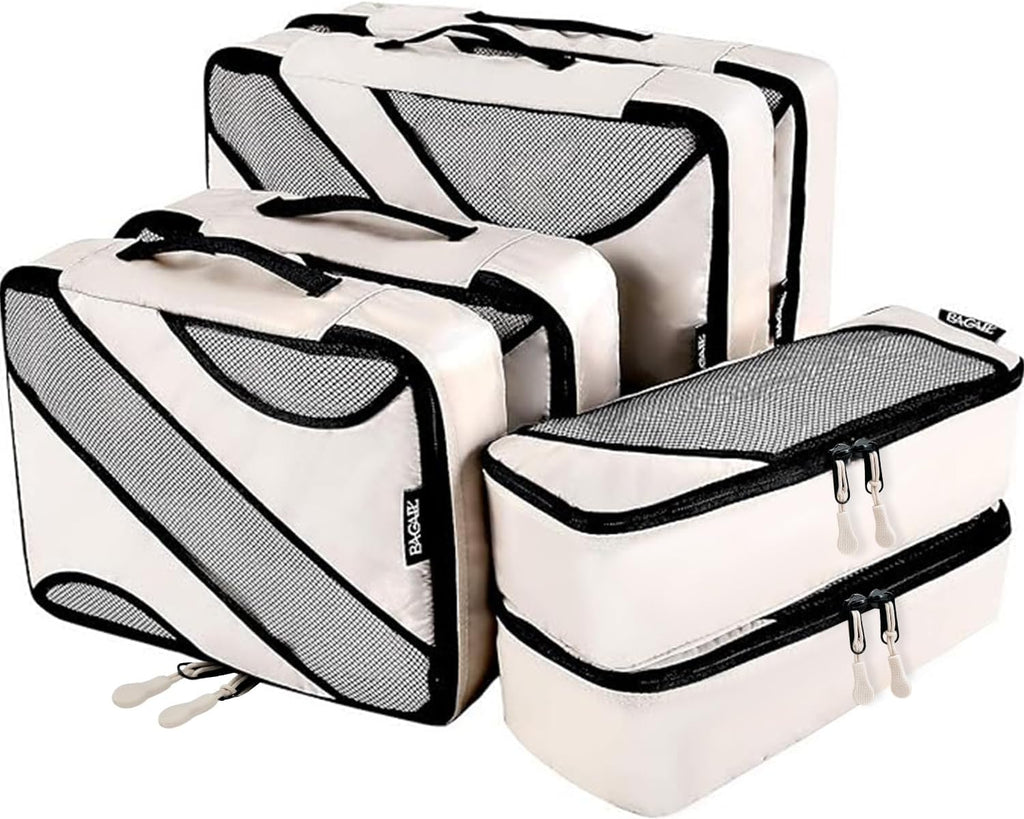 BAGAIL 6 Set Packing Cubes,Travel Luggage Packing Organizers
