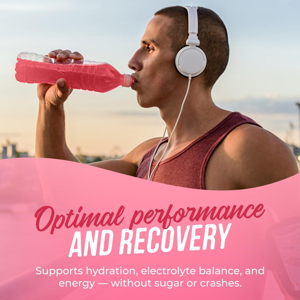 JUNP Sugar Free Electrolytes Powder Packets for Water Instant Hydration Packets with Salt & Potassium, Zero Calorie, No Carbs No Sugar Electrolyte Drink Mix Sticks, Keto Friendly, Wild Berry 20 Pack