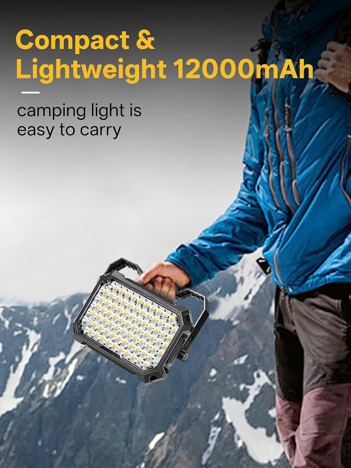 LED Work Light: Portable Rechargeable Magnetic Work Light