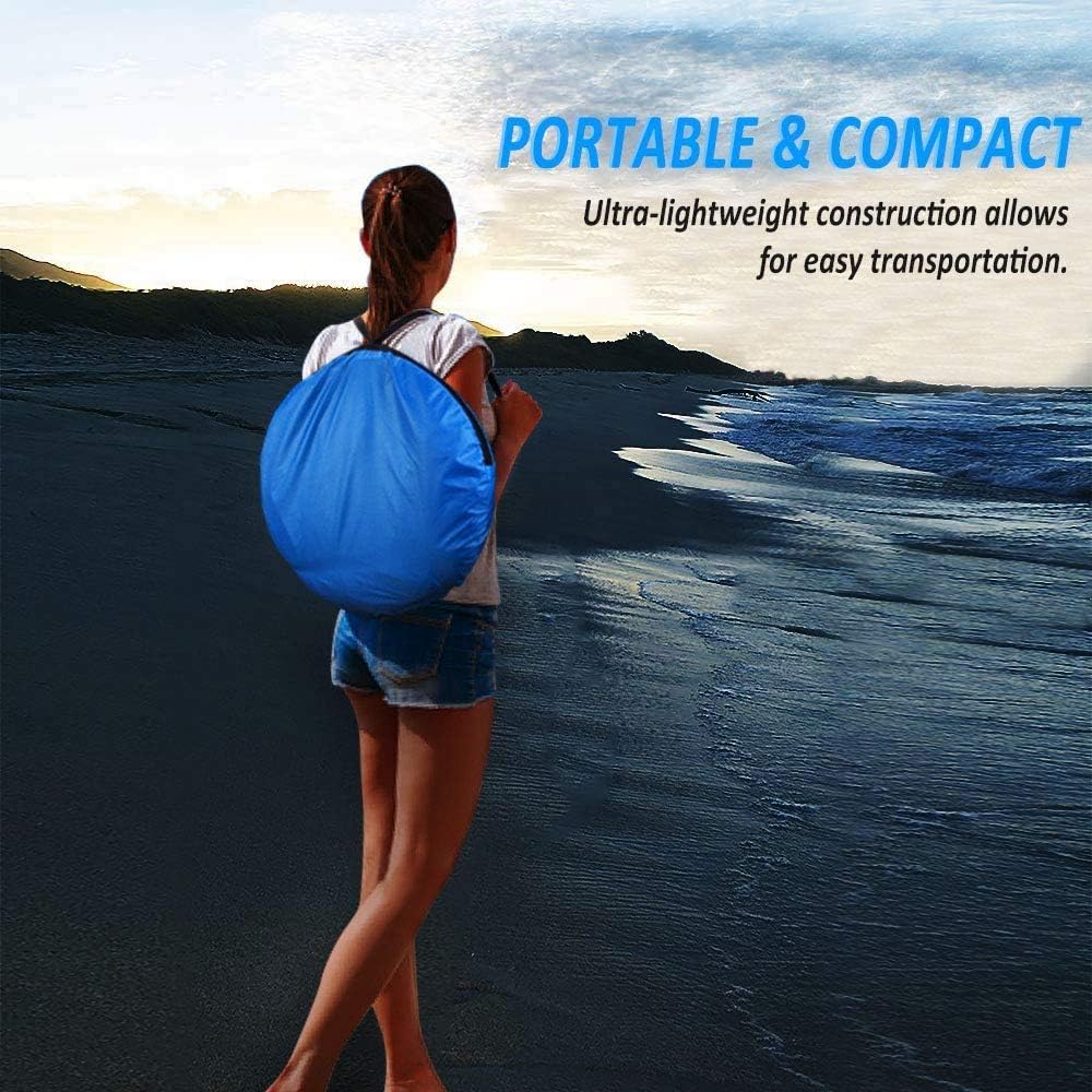 Anngrowy Pop Up Privacy Shower Tent - Portable Outdoor Camping Bathroom Toilet Changing Dressing Room - UPF40+ Waterproof