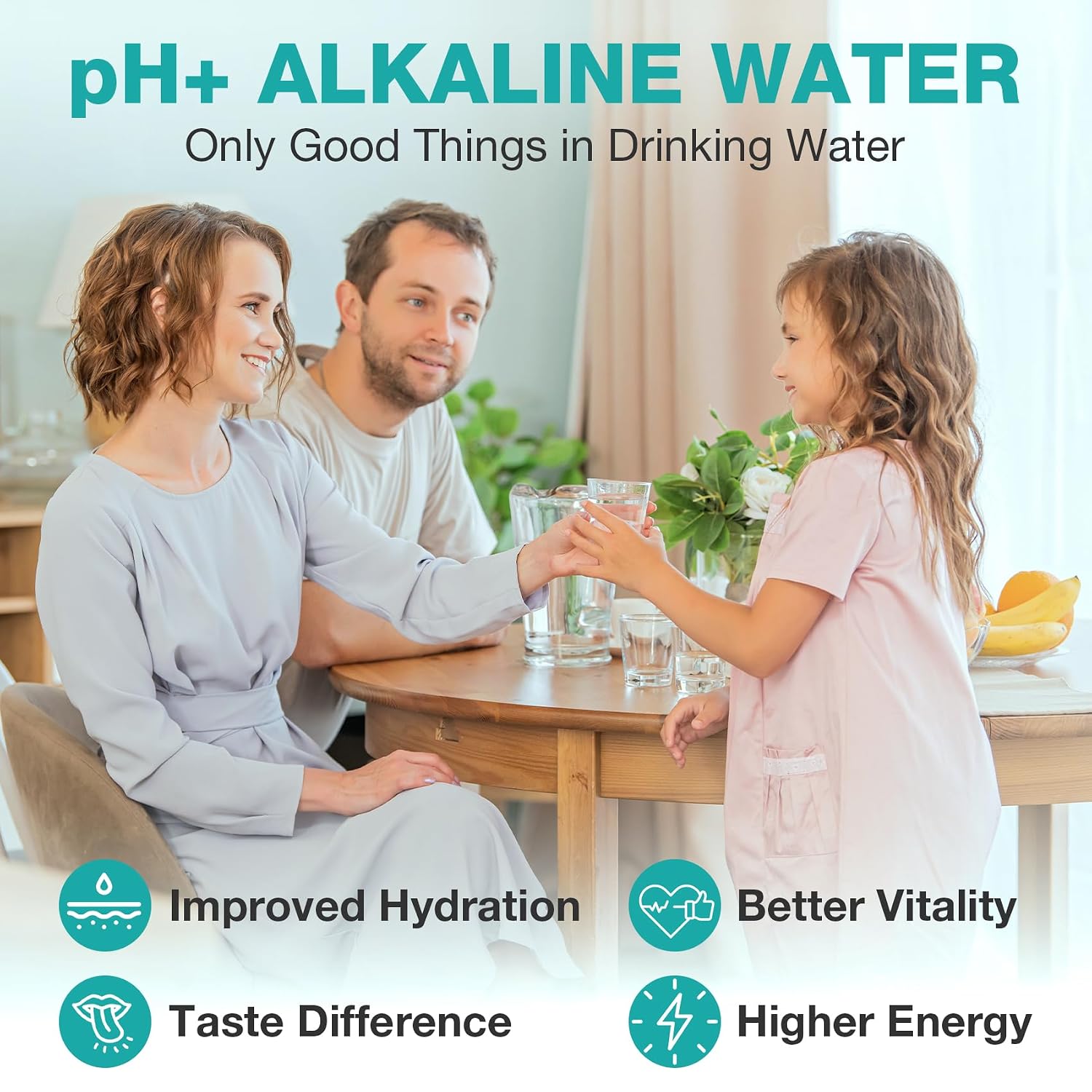 SimPure T1-400ALK Tankless Alkaline Reverse Osmosis Water Filter 400 GPD