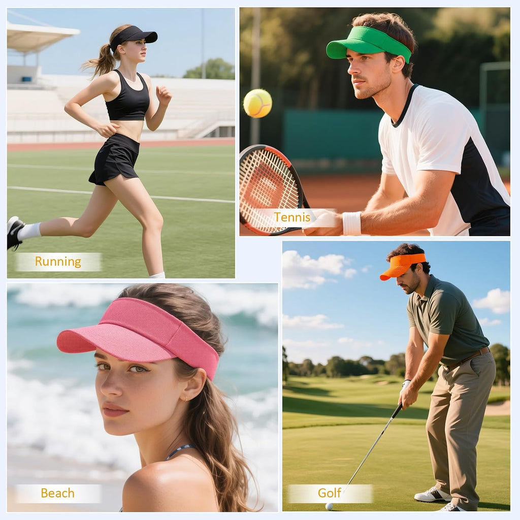 American Trends Sun Visor Hat for Women, Lightweight Quick-Dry Golf Visor