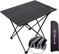 MSSOHKAN Camping Table Folding Portable Camp Side Table Aluminum Lightweight Carry Bag Beach Outdoor Hiking Picnics BBQ Cooking Dining Kitchen