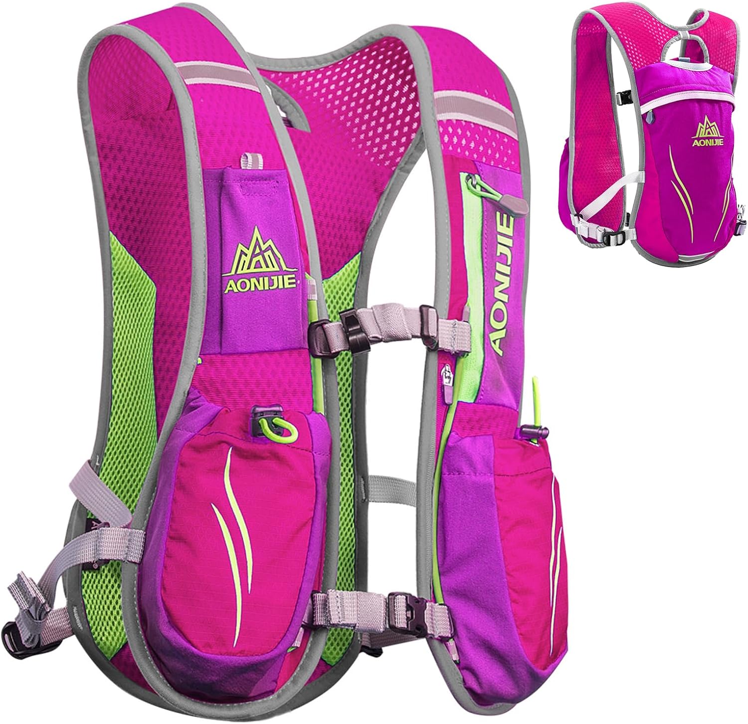 TRIWONDER Running Vest Hydration Pack Backpack for Men & Women, Lightweight Trail Marathon Run Race Vest for Cycling Jogging