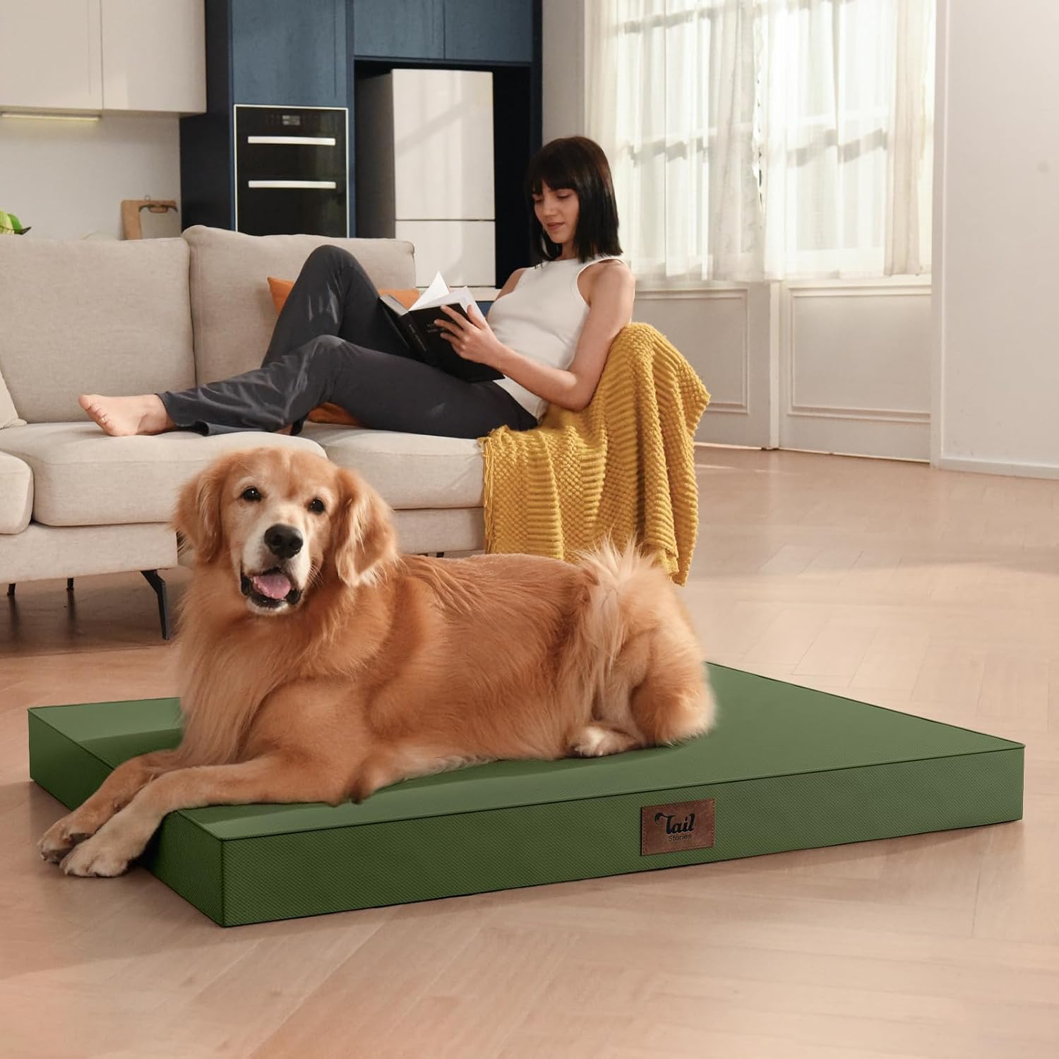 Waterproof Orthopedic Outdoor Dog Bed XL for Extra Large Dogs