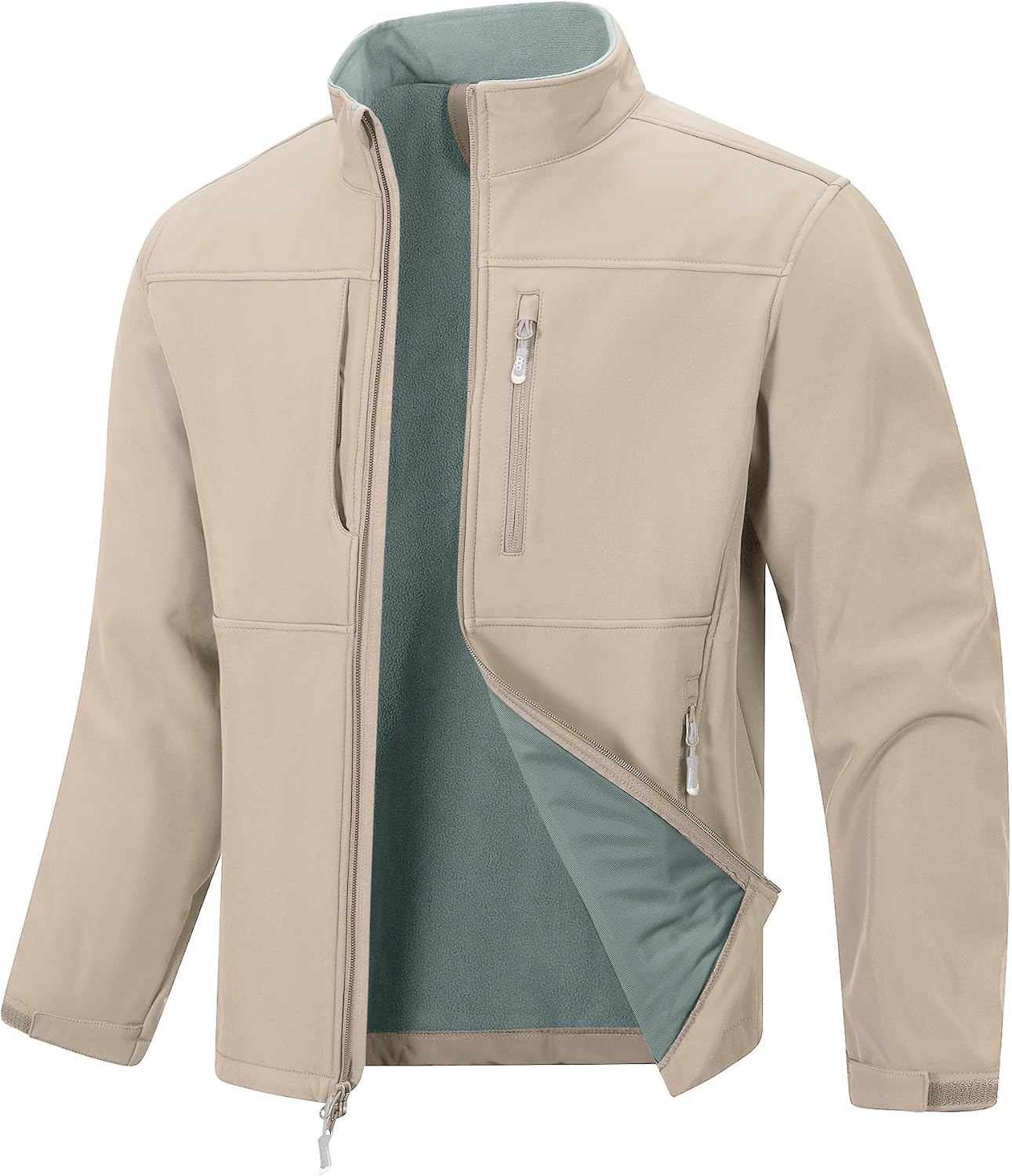33,000ft Men's Lightweight Softshell Jacket Fleece Waterproof Windbreaker
