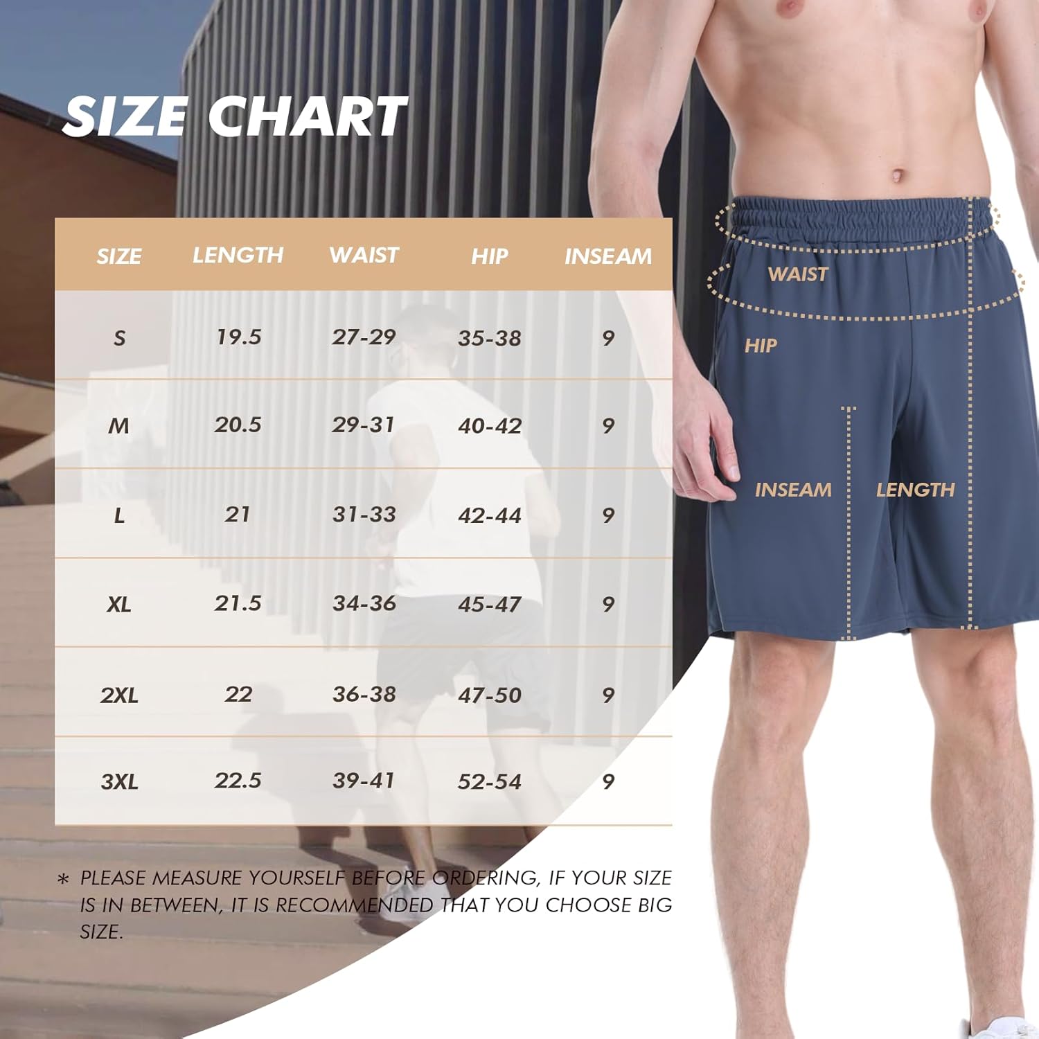 7 Pack Mens Athletic Shorts with Pockets - Gym Basketball Workout Quick Dry