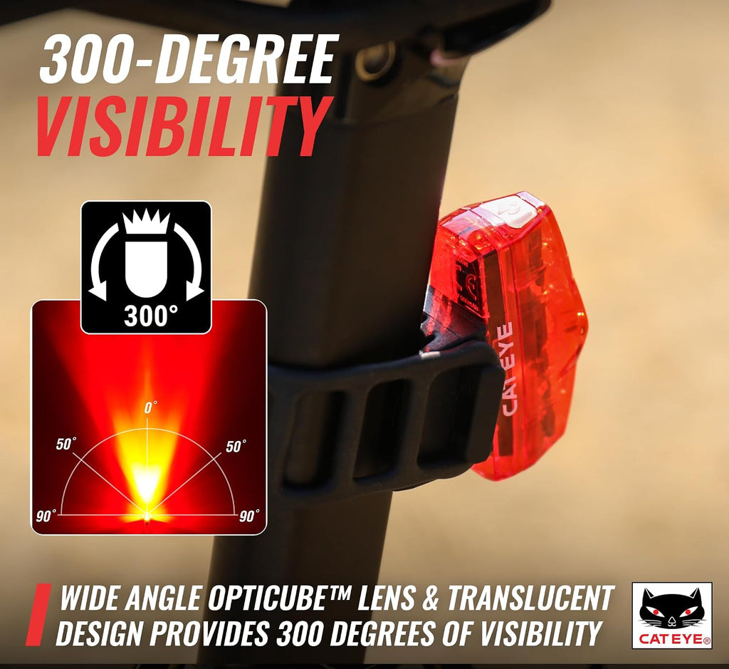 CATEYE ViZ USB Rechargeable Daytime Safety Light