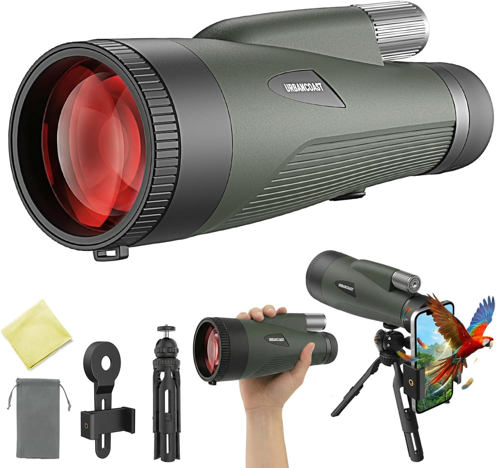 15x65 Monoculars for Adults High Powered 65mm Waterproof Fogproof Telescope