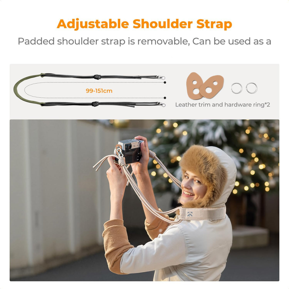 K&F CONCEPT Camera Sling Bag Small Camera Compact Case