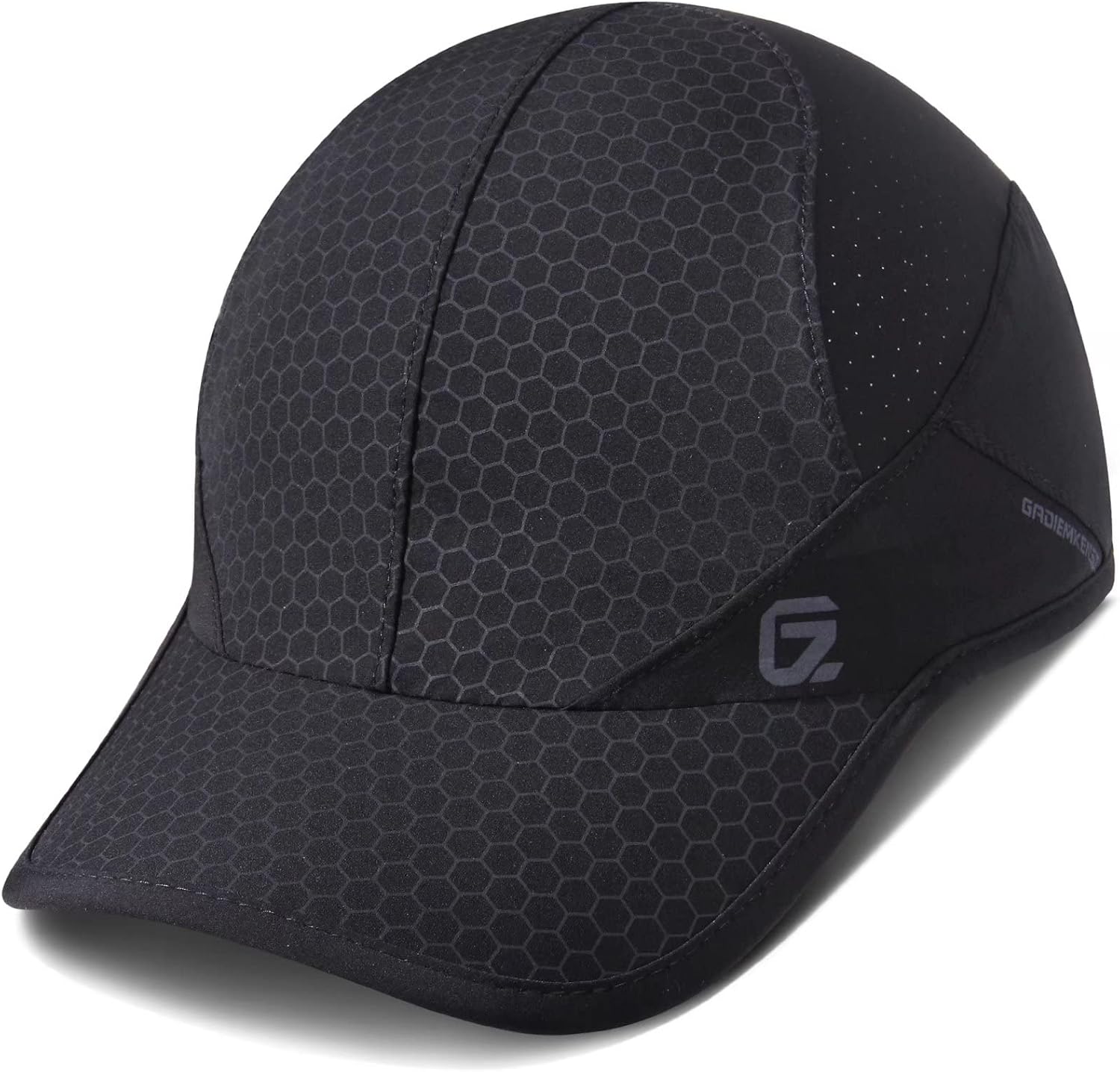 GADIEMKENSD Stretch Running Hat with Soft Brim, Quick Dry, Unstructured, Unisex-Adult
