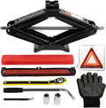 Scissor Jack Car Jack Kit, 2.5 Ton (5512 lbs)