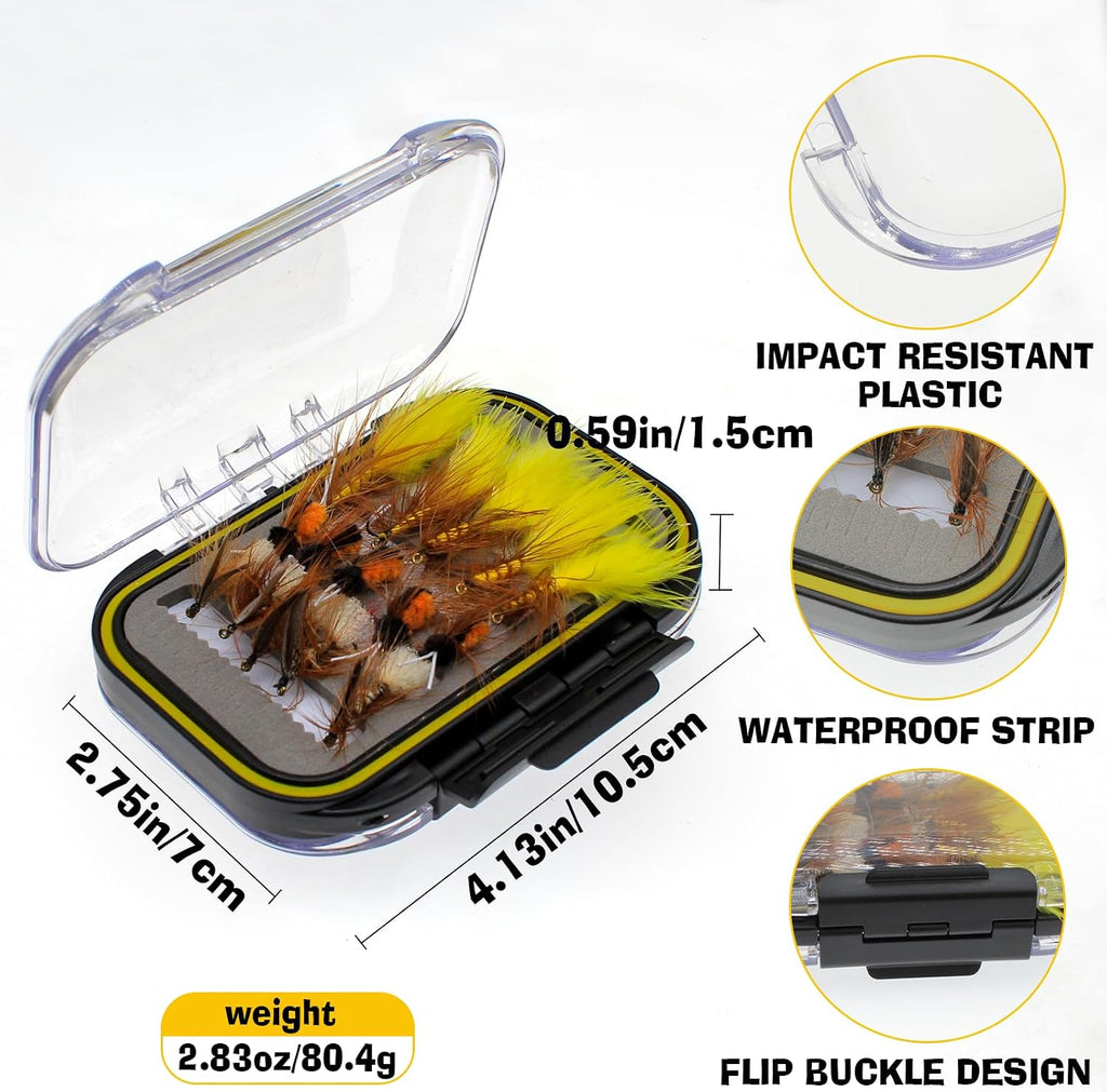 Fly Fishing Poppers Dry Flies Topwater Lures Bass Trout Kit Pro XL