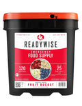 READYWISE Emergency Food Survival Supply Fruit Bucket 120 Servings