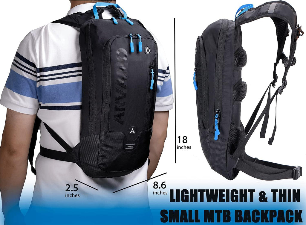 Bike Backpack Small Mountain Biking Backpack Lightweight 6l Daypack - MTB Cycling,Hiking,Skiing,Snow Bicycle,Snowboard