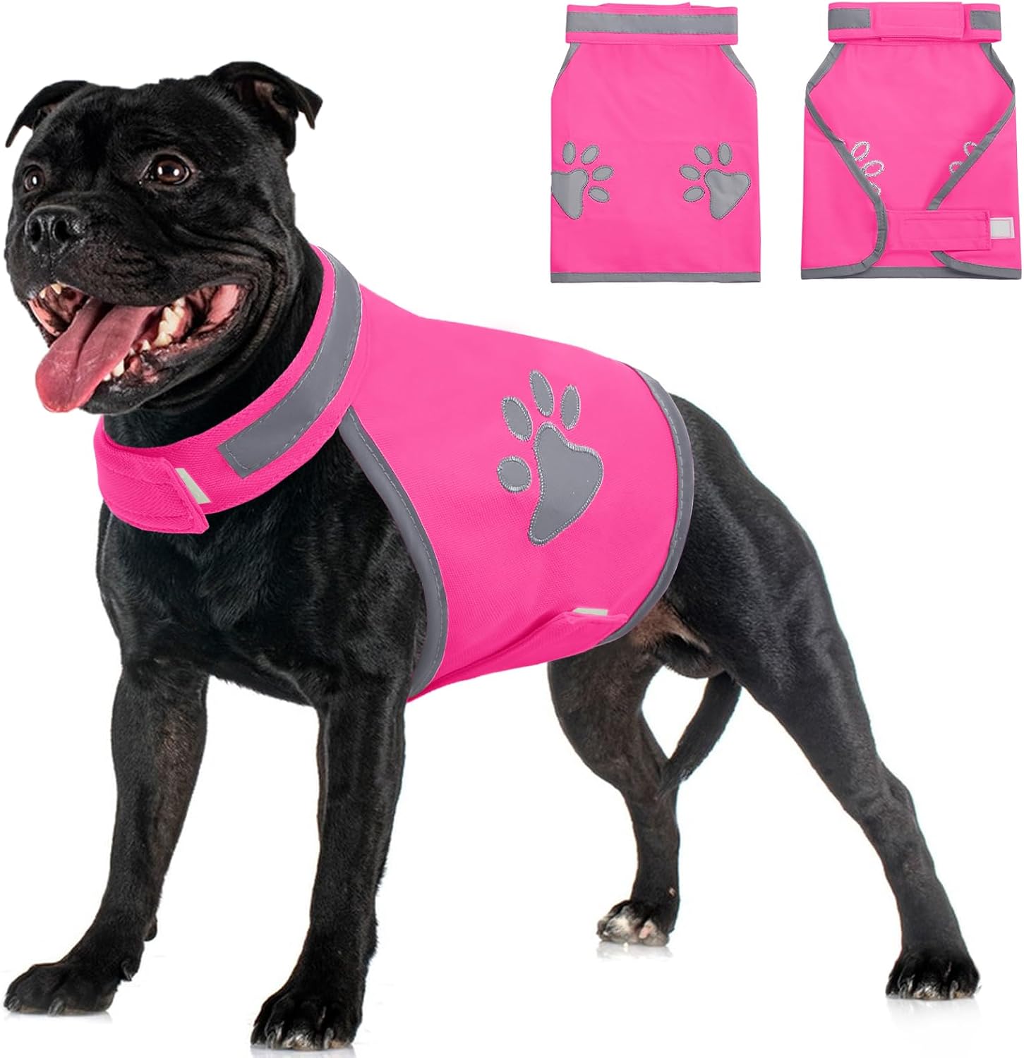 Reflective Dog Vest, High Visibility Dog Safety Vest for Hunting