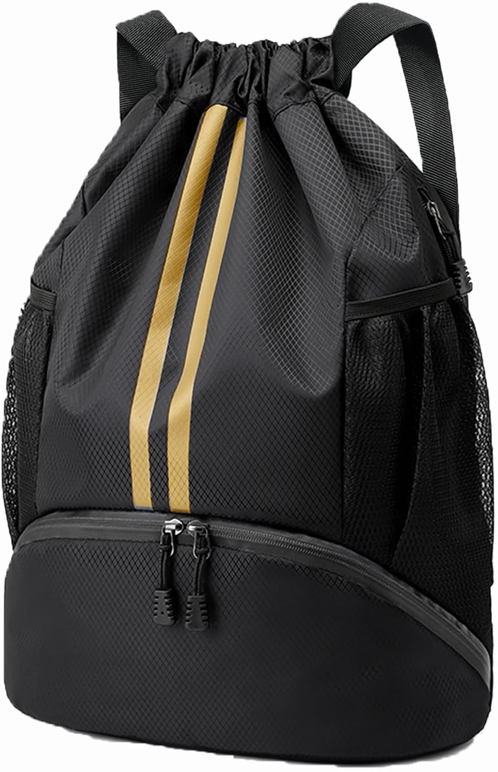 Hoedia Sports Drawstring Backpack - Swim Gym Bag for Women and Men