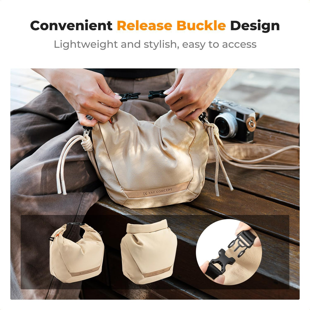 K&F CONCEPT Camera Sling Bag Small Compact Case