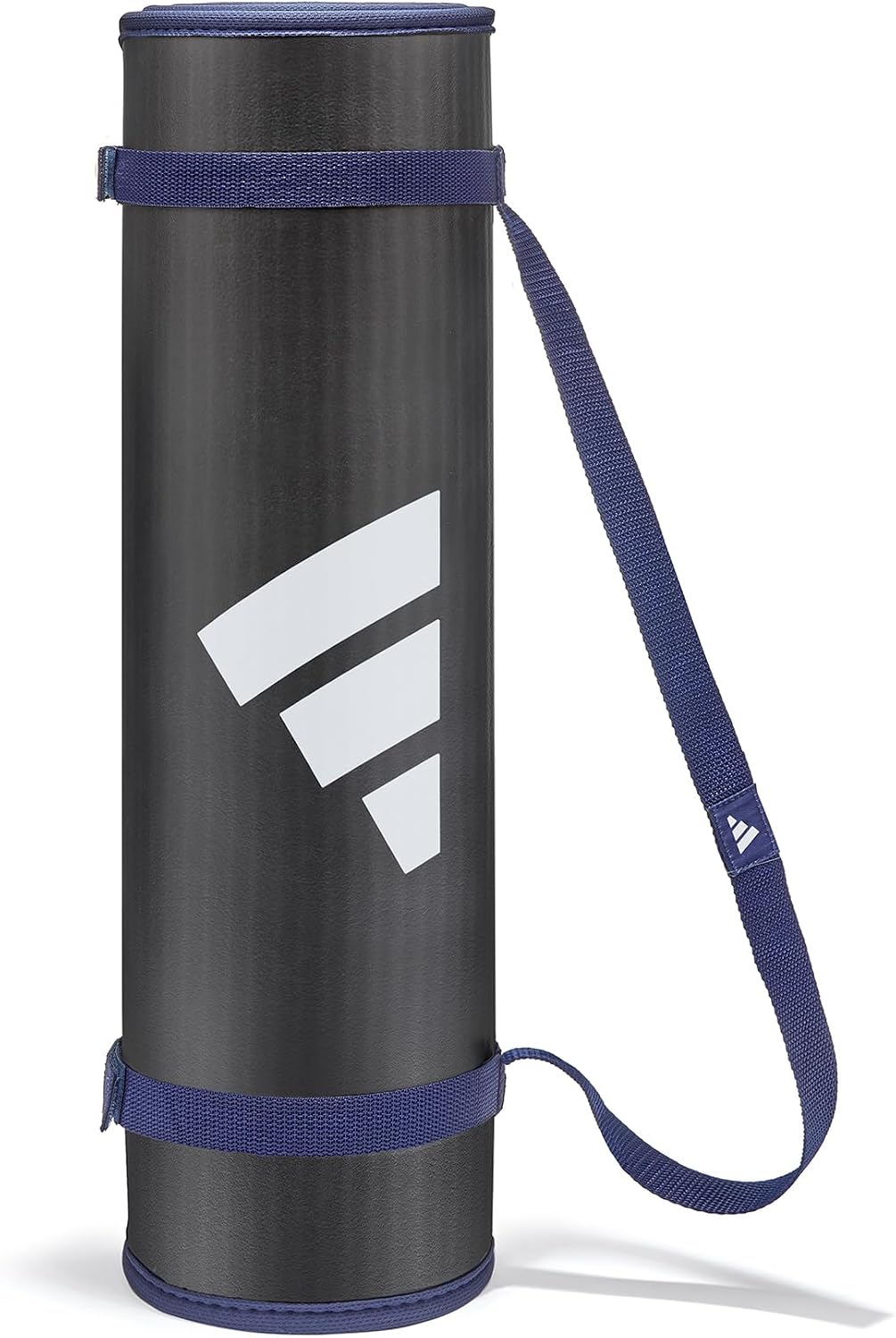 adidas 10mm Extra Thick Training Mat with Carrying Strap and Non-Slip Textured Base - Cushioned Workout Mat for Home Gym, Floor Workouts, and Intense Exercises - Portable and Durable