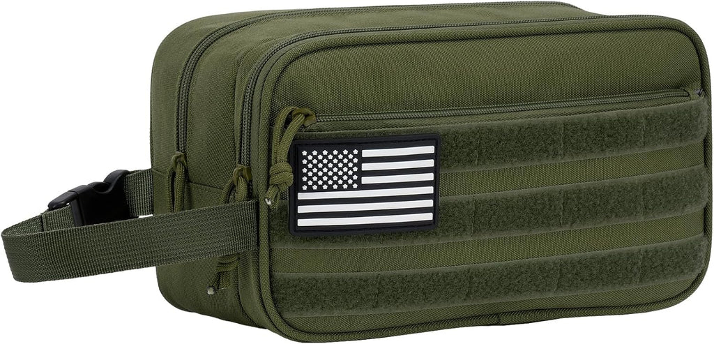 Tactical Toiletry Bag for Men Hygiene Bag Military Tool, Green