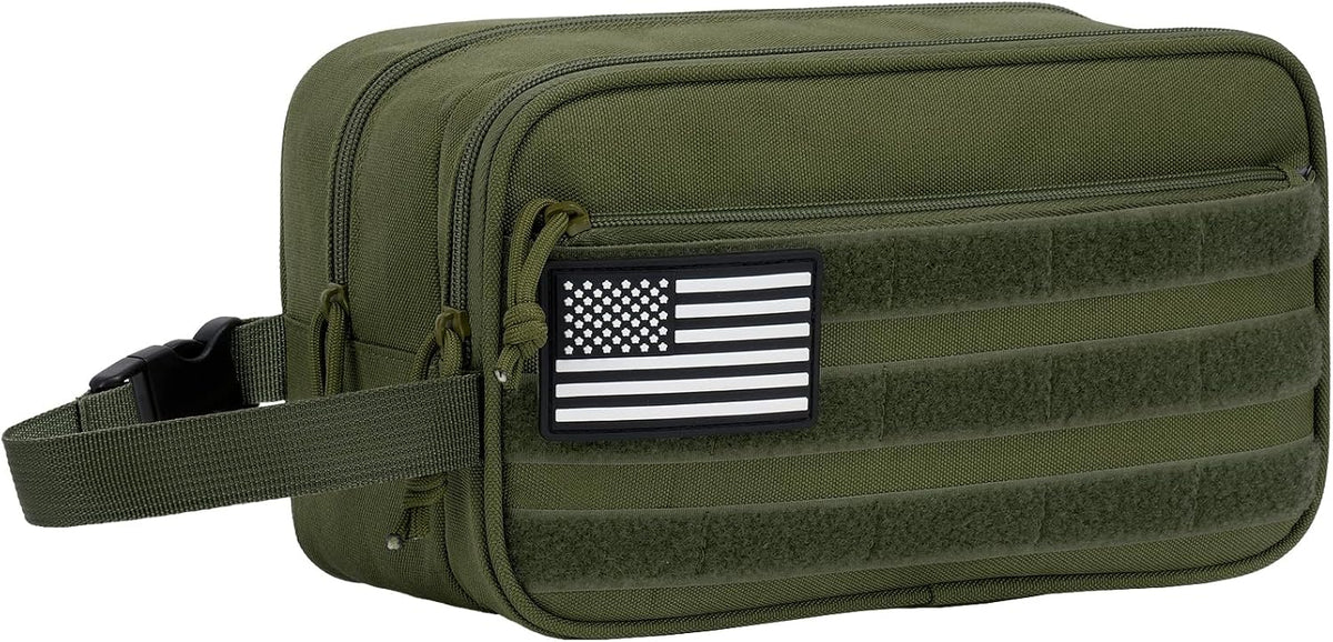 Tactical Toiletry Bag for Men Hygiene Bag Military Tool, Green