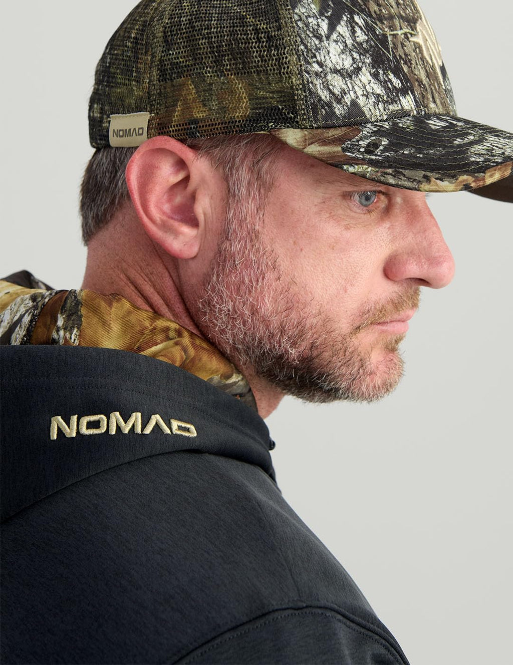 Nomad Men's North Star Hoodie, Comfortable Midweight Hunting Hoodie With Camo Logo for Everyday and Outdoor Lifestyle