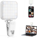Portable Selfie Light for iPhone: Rechargeable Phone Fill Lights, Ring Light for Camera Picture, Makeup Photo, Video Conferences, Laptop Use, Zoom Meetings, TikTok, Vlog Photography