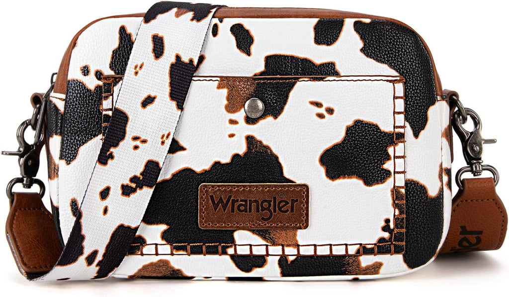 Wrangler Crossbody Purses for Women Trendy Camera Bag with Wide Strap