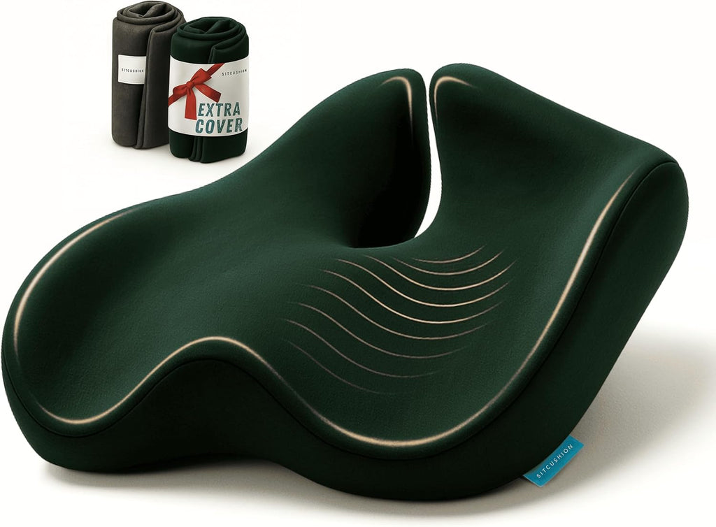 Seat Cushion for Tailbone Pain Relief, Extra Large Office Chair Cushion