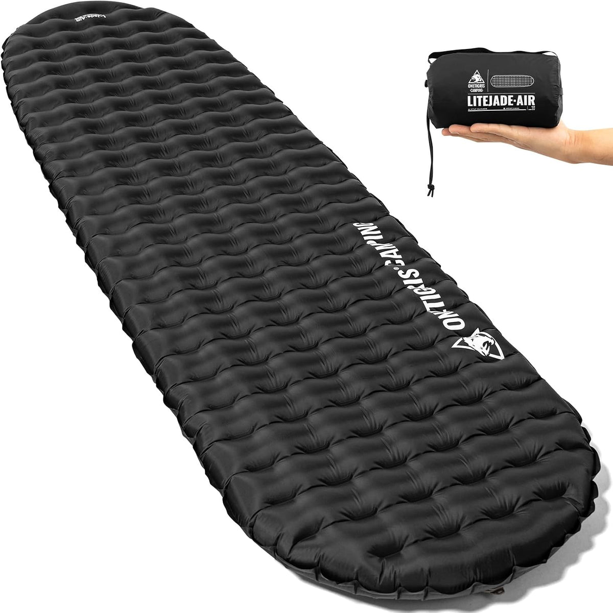 ONETIGRIS R3.5 Insulated Sleeping Pad,Ultralight Inflatable Camping Pad