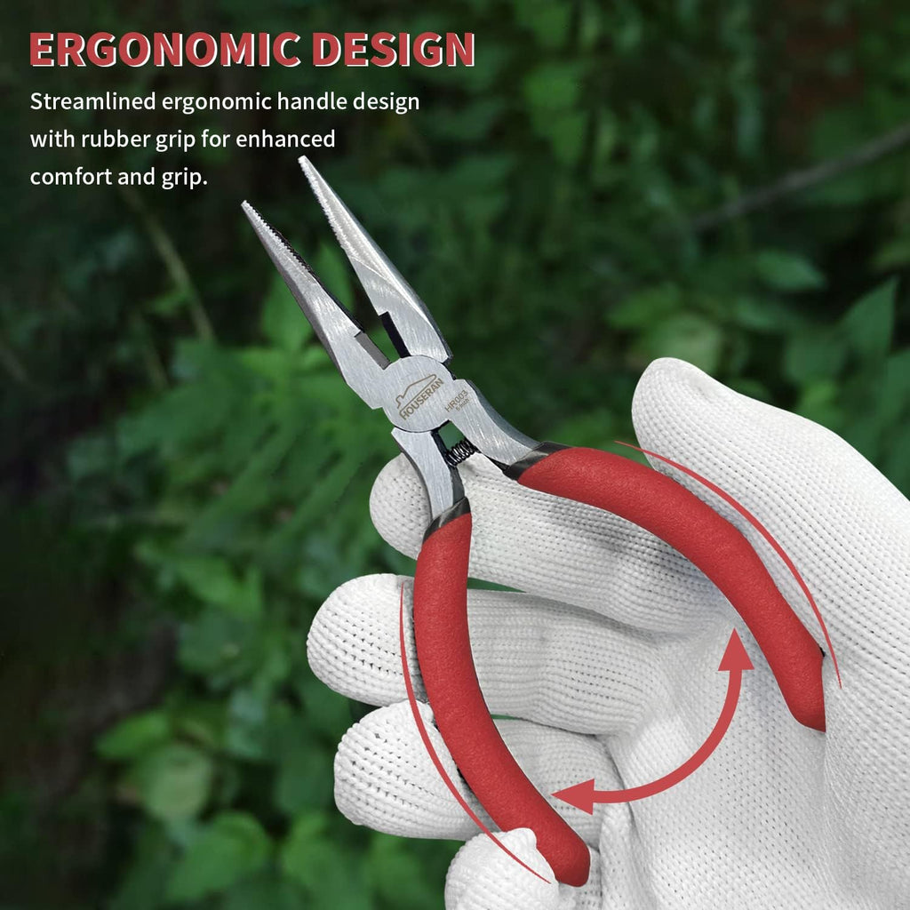 Needle Nose Pliers, 5 Inch, 10 Pack, Jewelry Making Tools