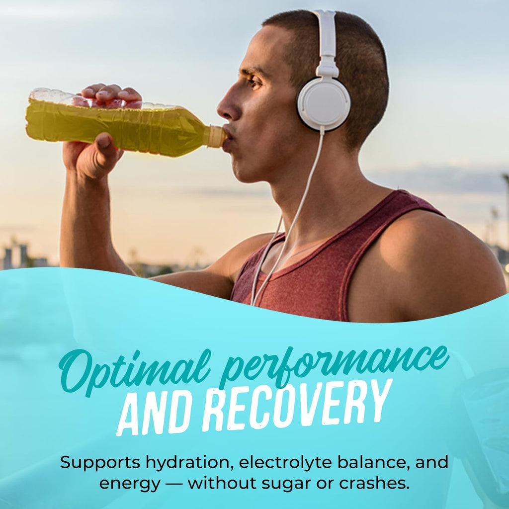 JUNP Sugar Free Electrolytes Powder Packets for Water Instant Hydration Packets with Salt & Potassium, Zero Calorie, No Carbs No Sugar Electrolyte Drink Mix Sticks, Keto Friendly, Pina Colada 20 Pack