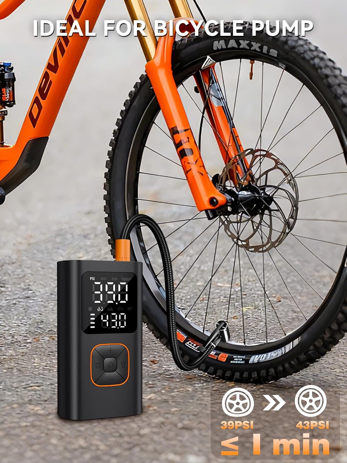 Tire Inflator Portable Air Compressor with150 PSI Memory Function