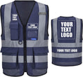 A-SAFETY High Visibility Reflective Safety Vest Customize Logo (XS-8XL)