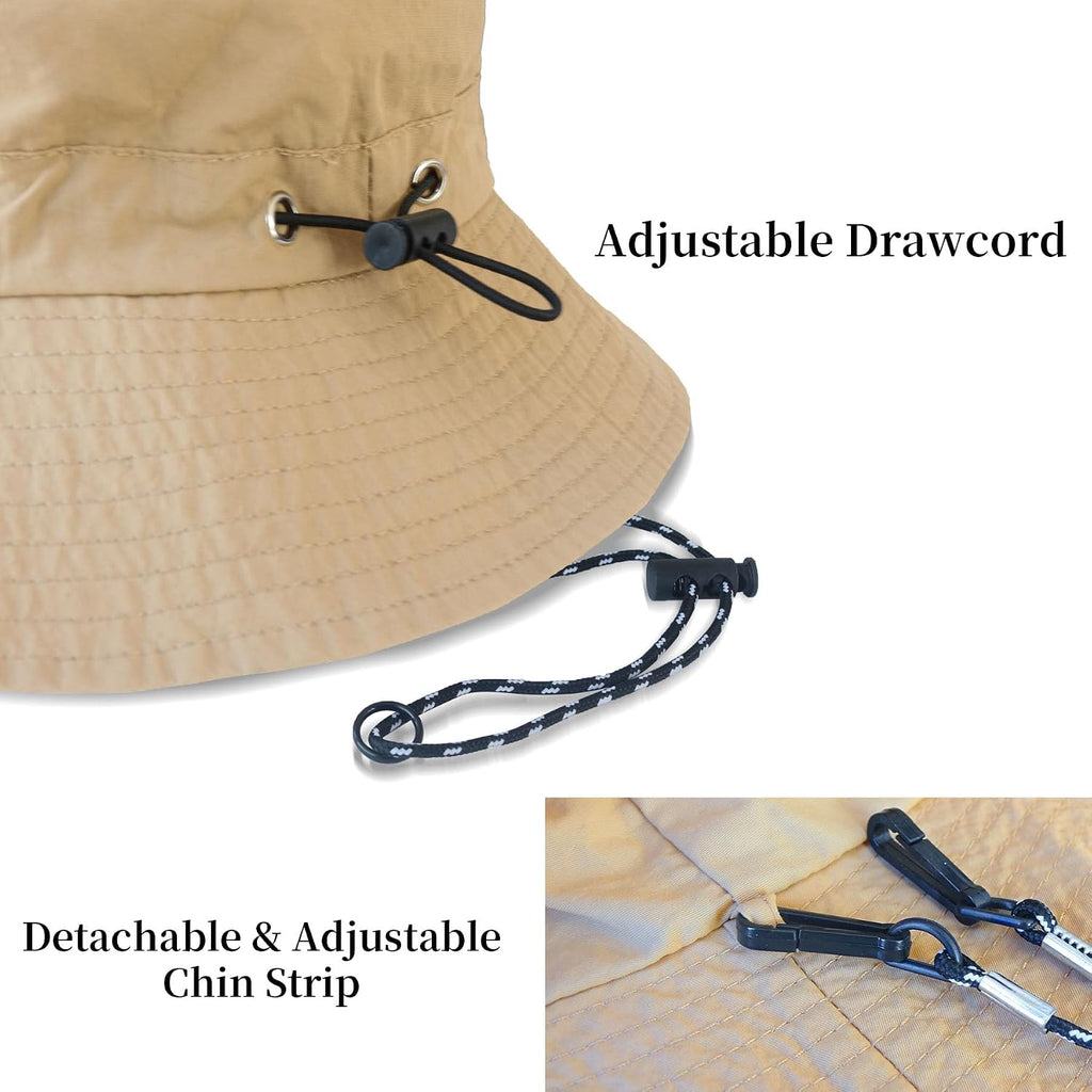 NPJY Packable Sun Bucket Hat for Women Outdoor Waterproof Rain Hat