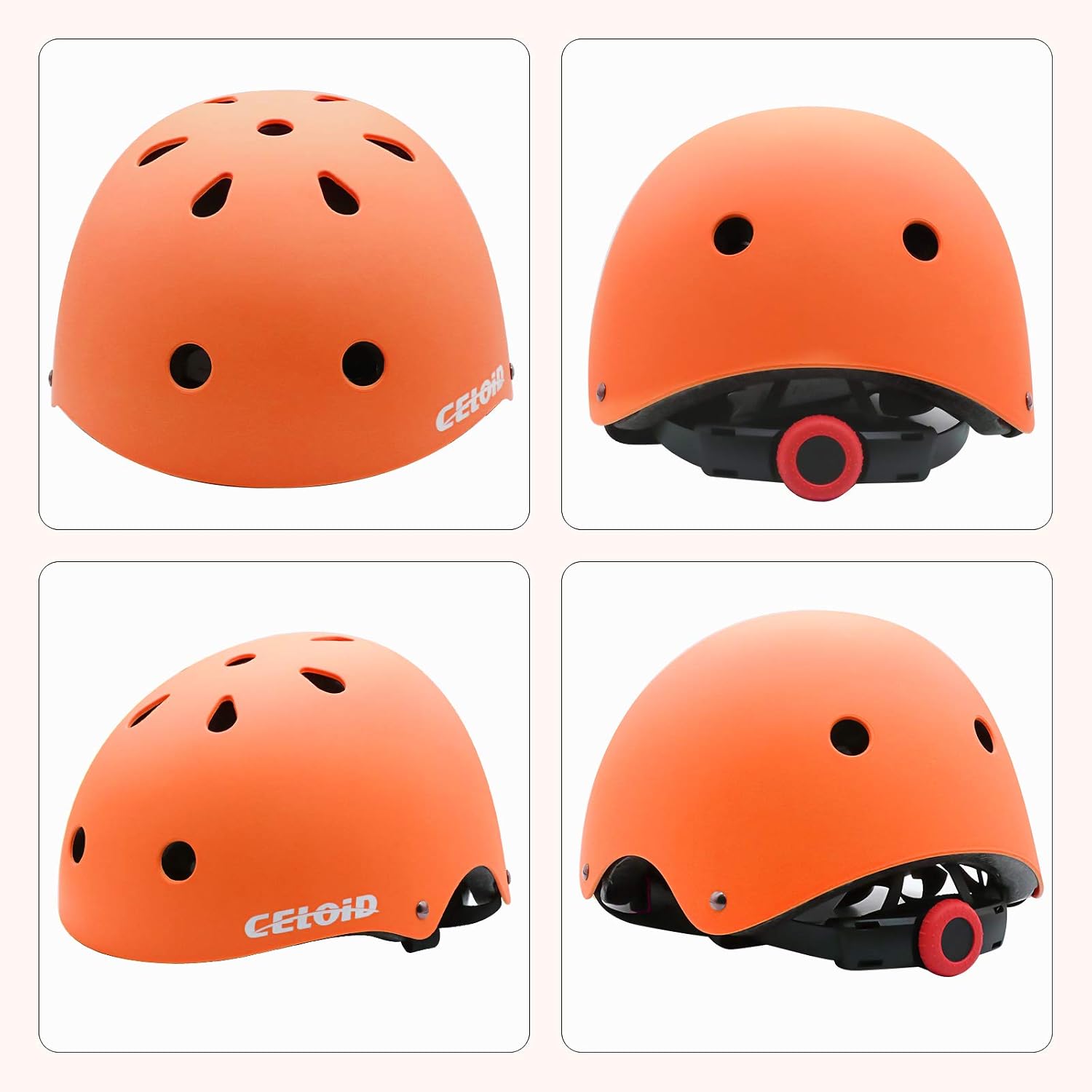 Kids Bike Skateboard Helmet Pad Set,Toddler Cyling Protective Gear Knee & Elbow Pads Wrist Guards for 5-8-10-12-14-16 Years Girls Boys Bicycle Scooter Roller Skate Inline Skating Rollerblading
