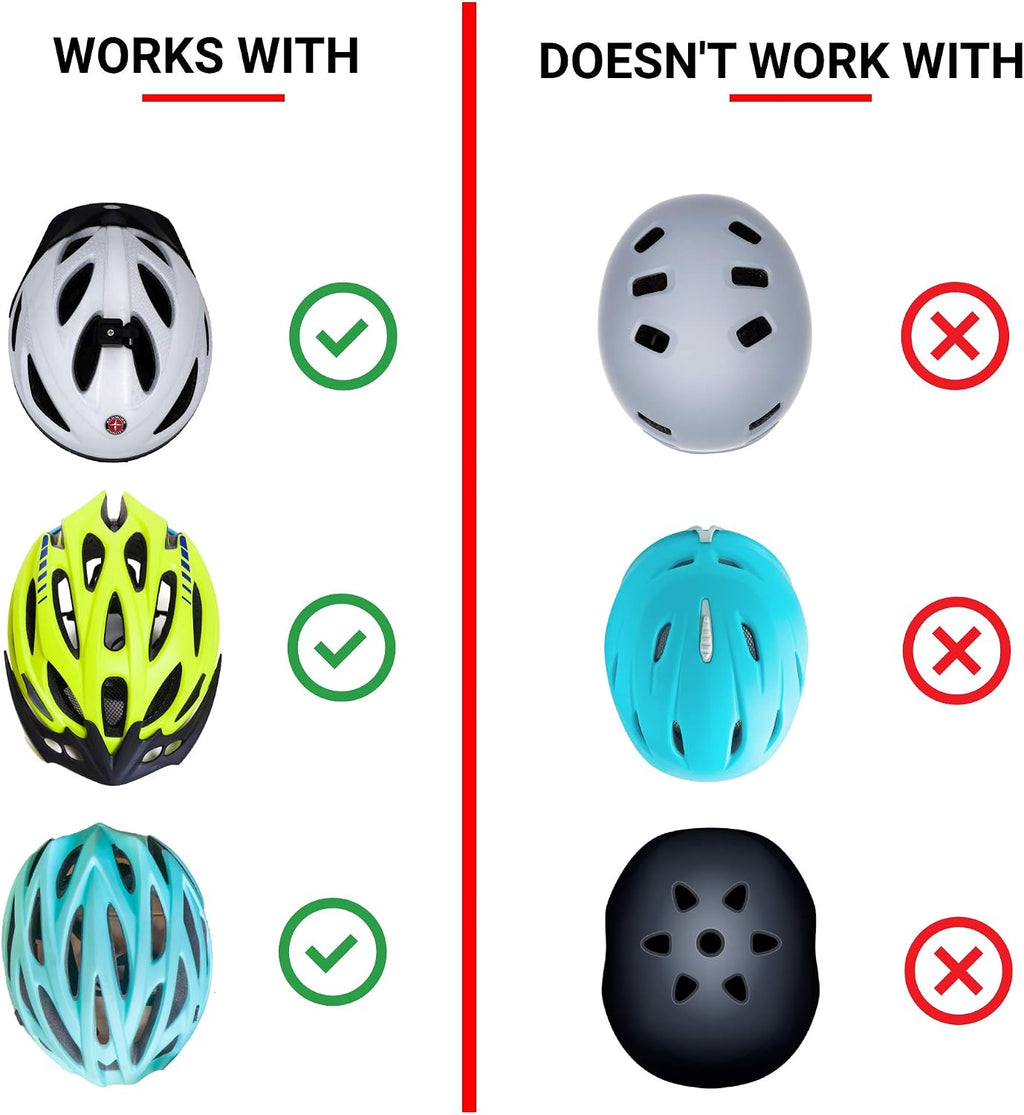 Rechargeable Bike Helmet Light - Night Riding Bicycle Light