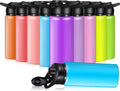 Mimorou 10 Pcs 20oz Aluminum Water Bottles Bulk, Macaron Color