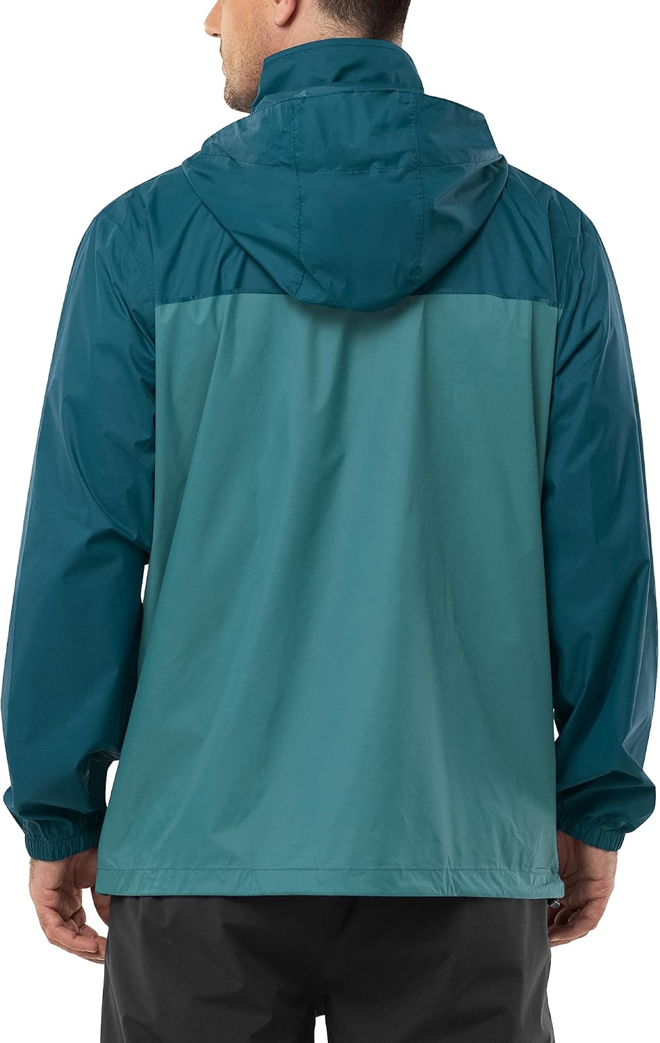 Outdoor Ventures Men's Rain Jacket Waterproof Lightweight Packable Raincoat