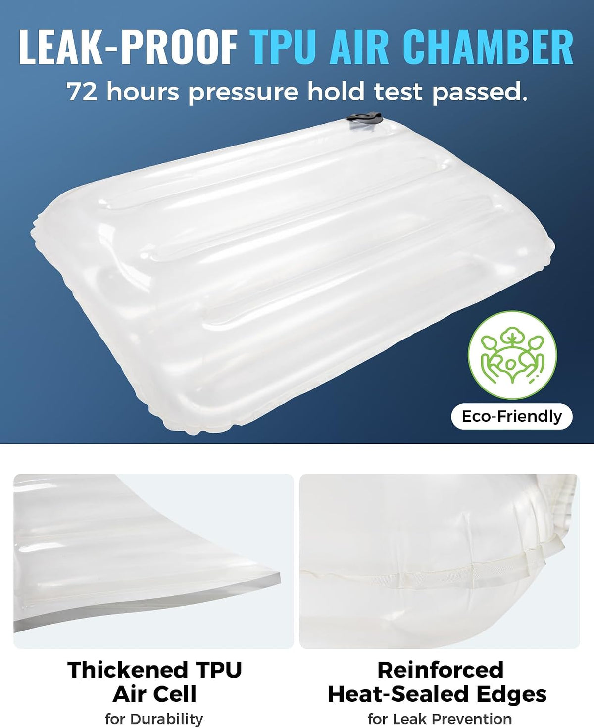 KingCamp Large Camping Pillow, Hybrid Air & Foam Pillow