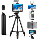 MACTREM 67" iPad Tripod Stand for Tablet Phone Camera with Remote Mount