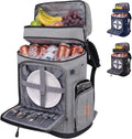 Alphasonik Cooler Backpack 48 Cans Insulated Backpack Cooler for Men & Women, 2 Leak Proof Compartments Coolers Bag for Beach Travel Picnic Hiking BBQ Fishing Outdoor Camping