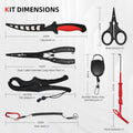 Corrosion-Resistant Fishing Tool Kit with Pliers & Lip Gripper